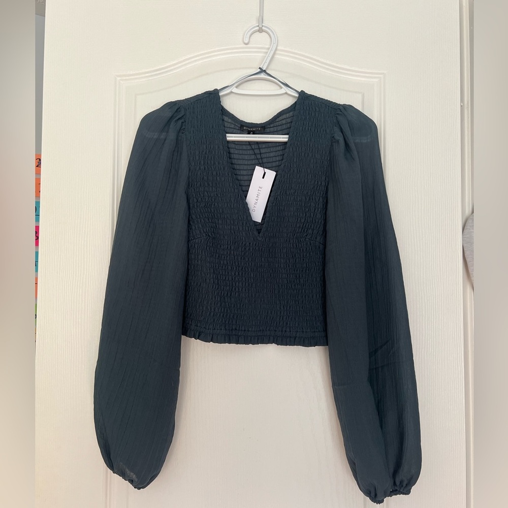 BRAND NEW WITH TAGS DYNAMITE BLOUSE